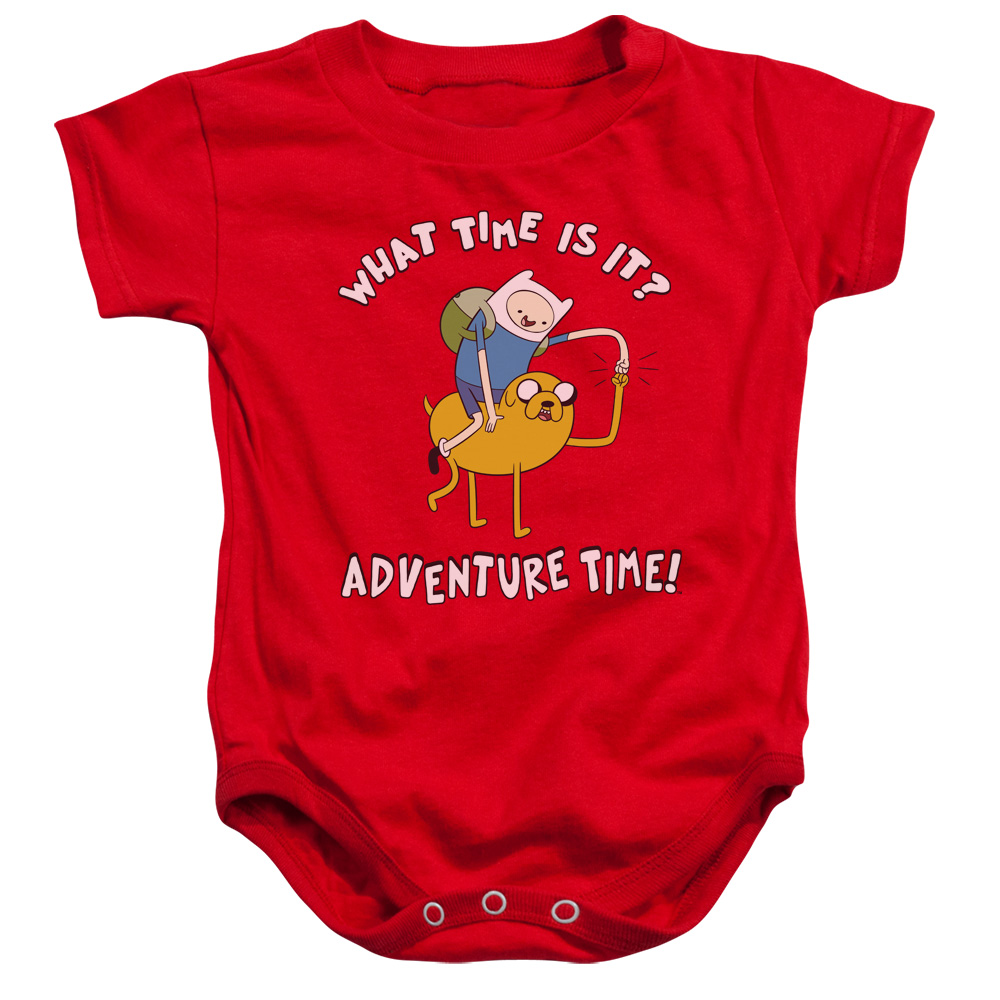 Adventure Time & Ride Bump Infant Snapsuit, Red - Medium - 12 Months