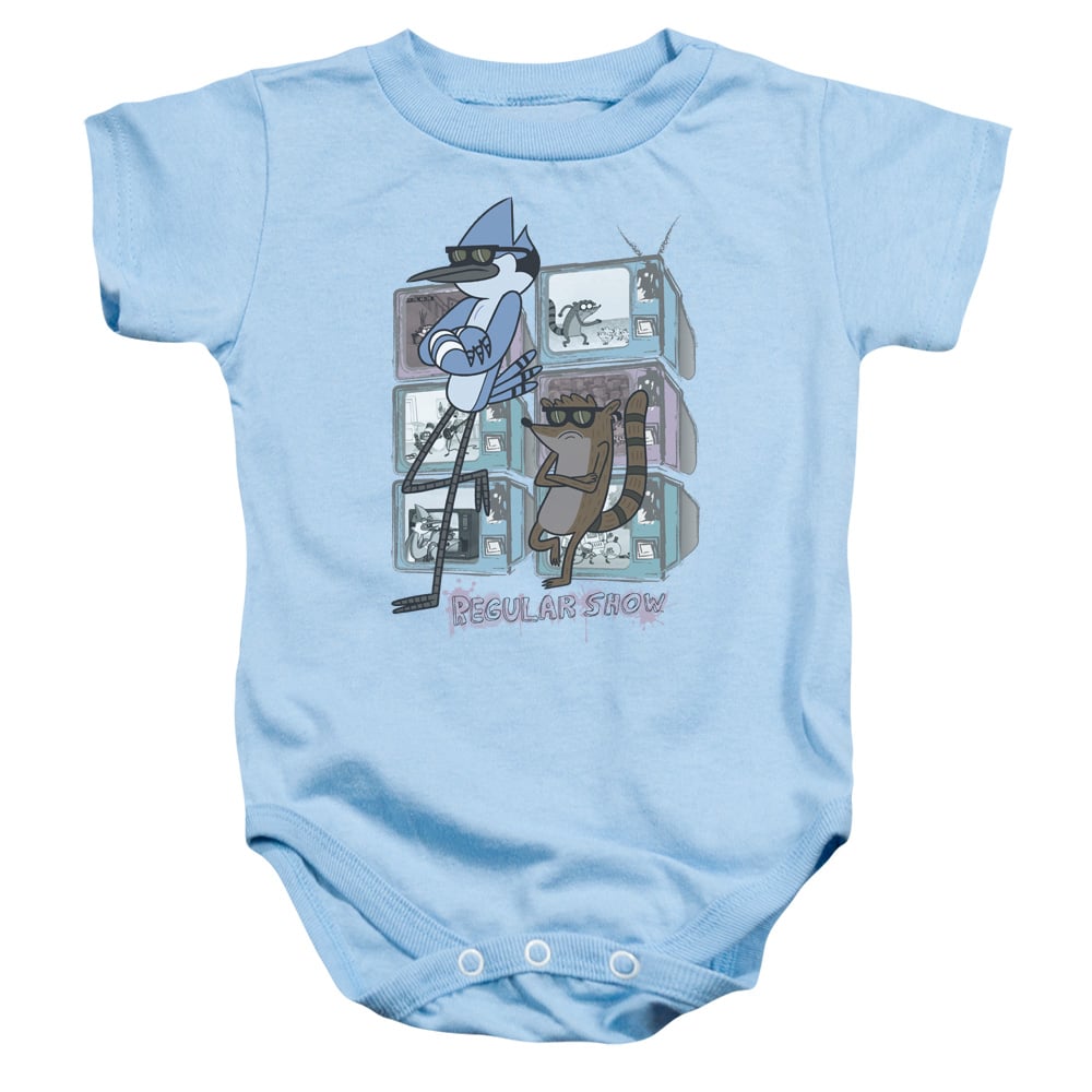 Regular Show & TV Too Cool Infant Snapsuit, Light Blue - Small - 6 Months