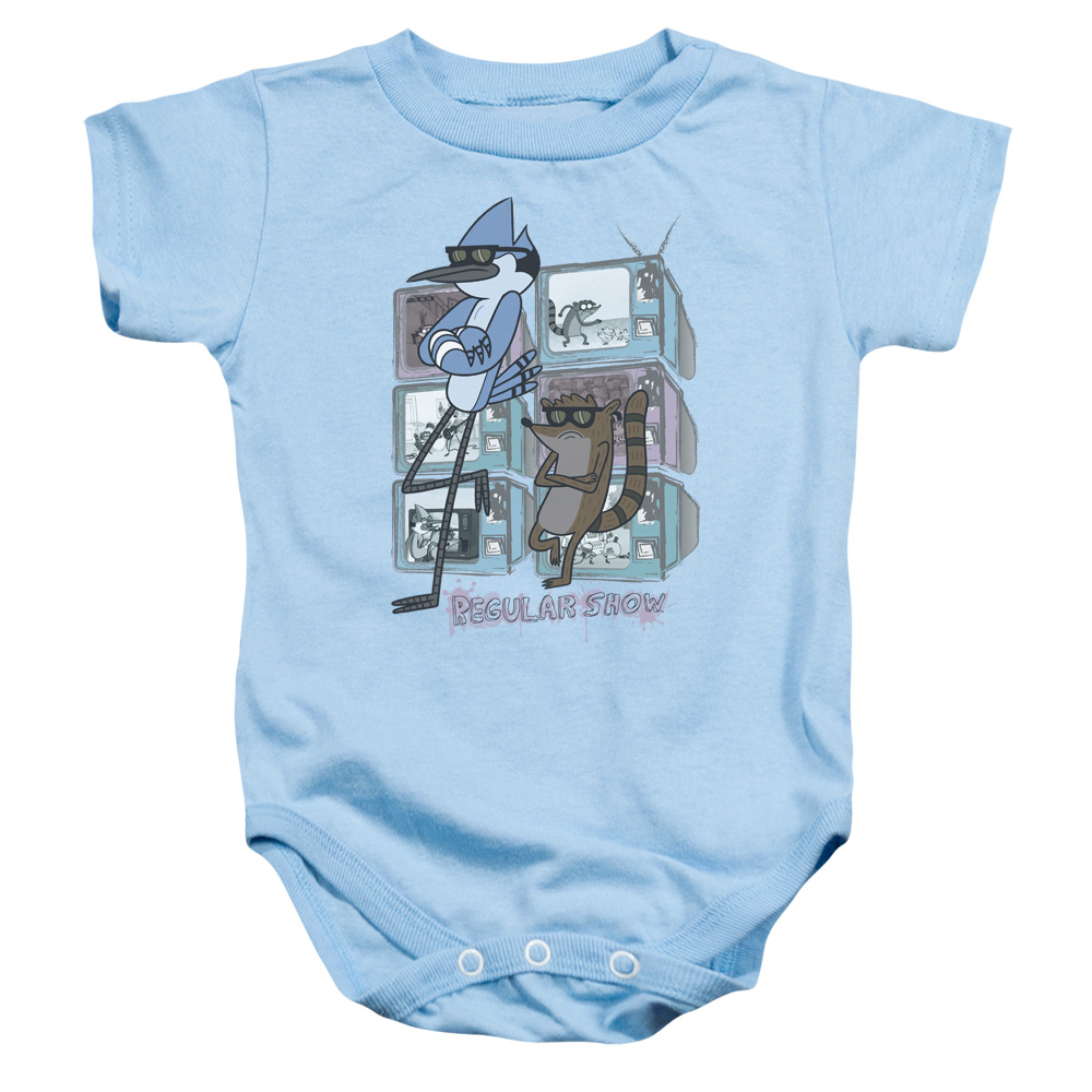 CN312-SS-4 Regular Show & TV Too Cool Infant Snapsuit, Light Blue - Extra Large - 24 Months
