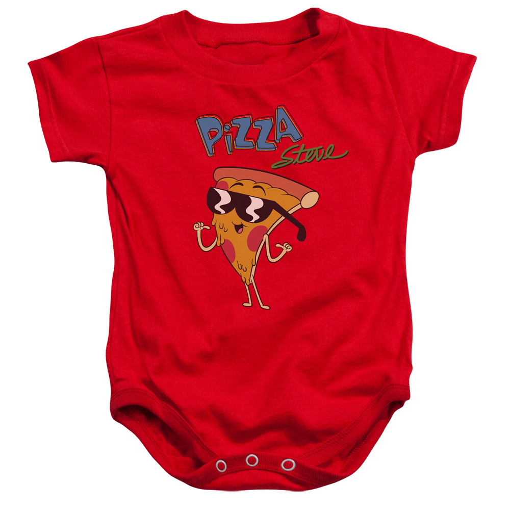 CN331-SS-4 Uncle Grandpa & Pizza Steve Infant Snapsuit, Red - Extra Large - 24 Months