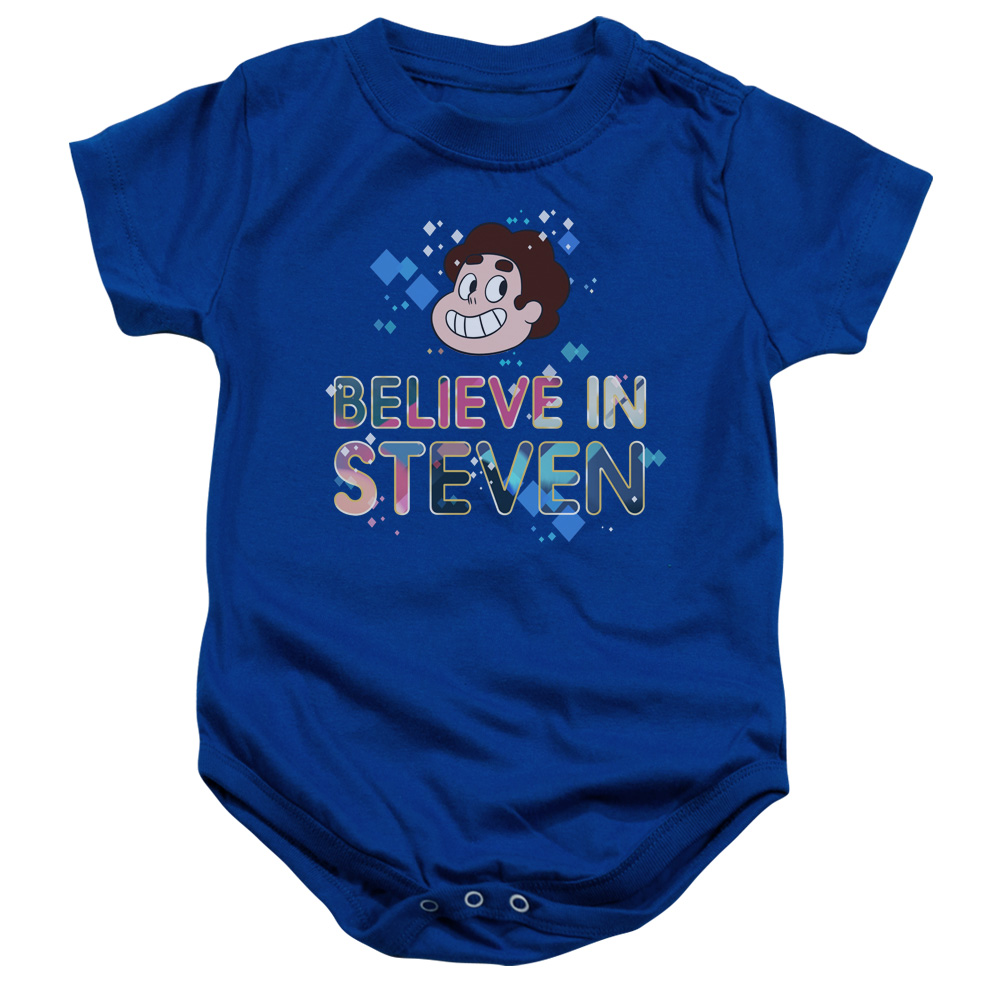 Steven Universe & Believe Infant Snapsuit, Royal Blue - Small - 6 Months