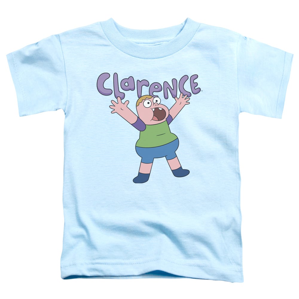 CN399-TT-2 Clarence & Whoo Toddler Short Sleeve T-Shirt, Light Blue - Medium - 3 Toddler
