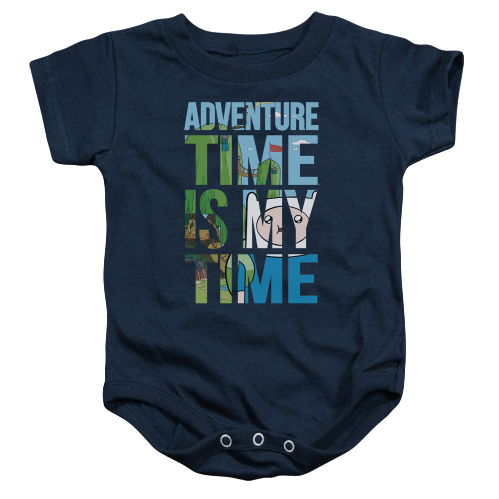 Adventure Time & My Time Infant Snapsuit, Navy - Small - 6 Months