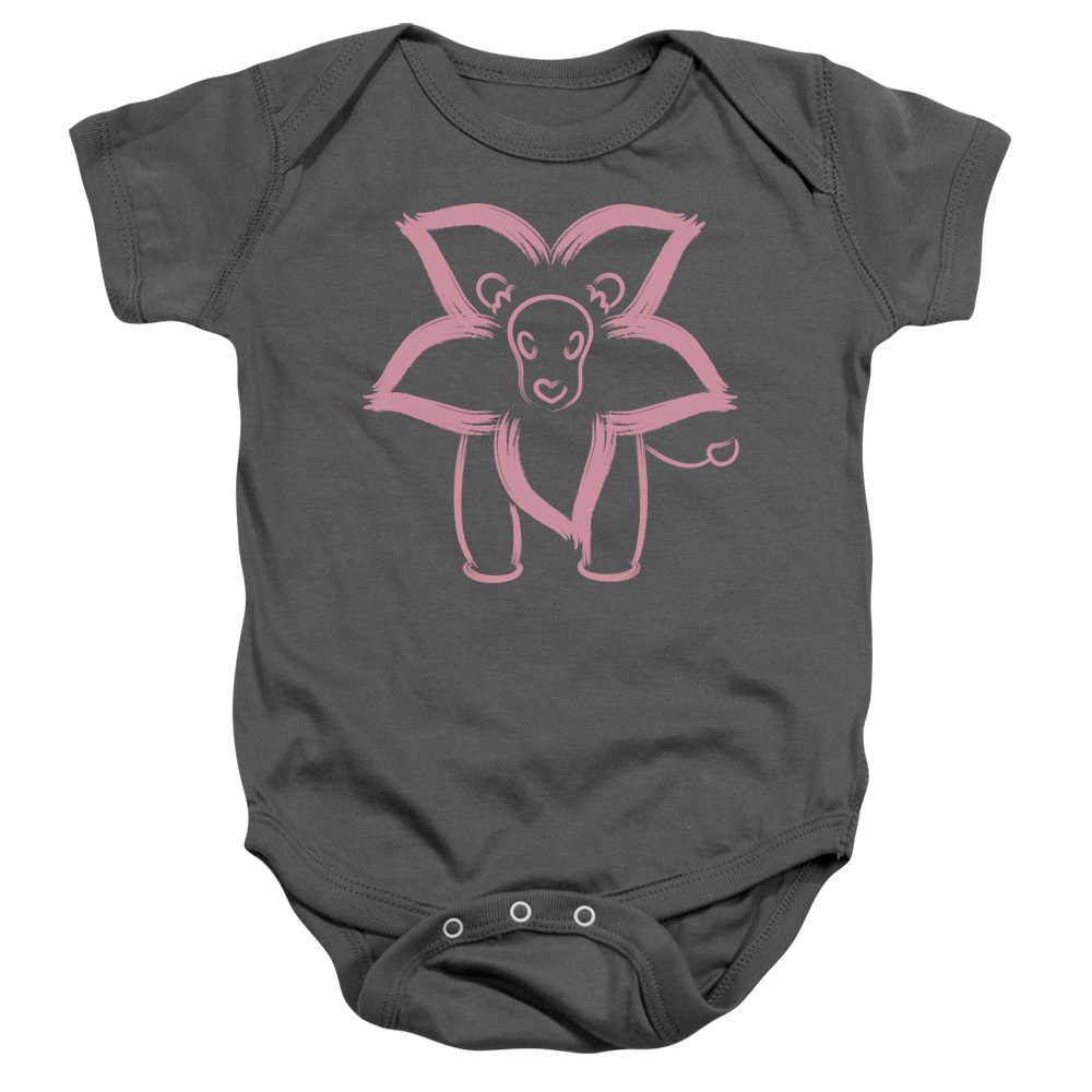 Steven Universe & Lion Infant Snapsuit, Charcoal - Extra Large - 24 Months