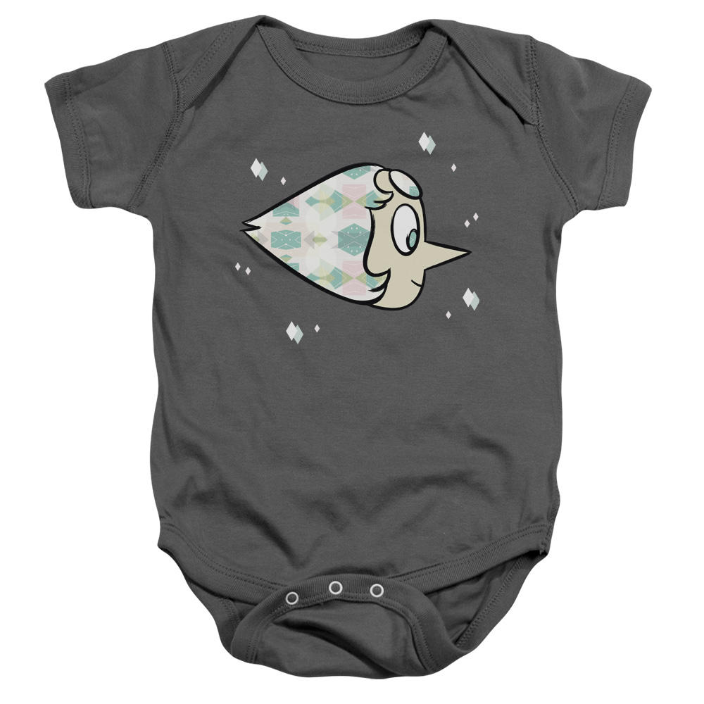 Steven Universe & Pearl Infant Snapsuit, Charcoal - Extra Large - 24 Months