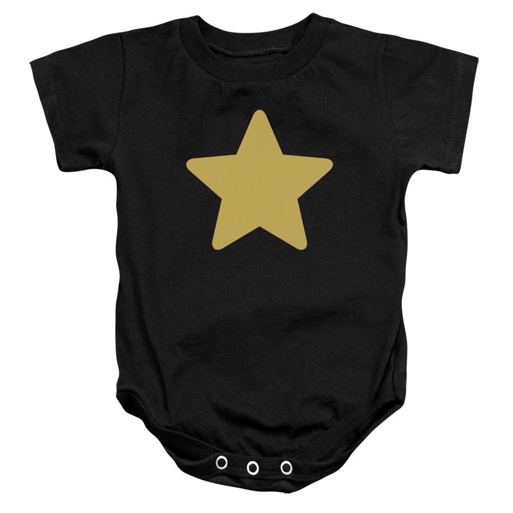 Steven Universe & Greg Star Infant Snapsuit, Black - Large - 18 Months