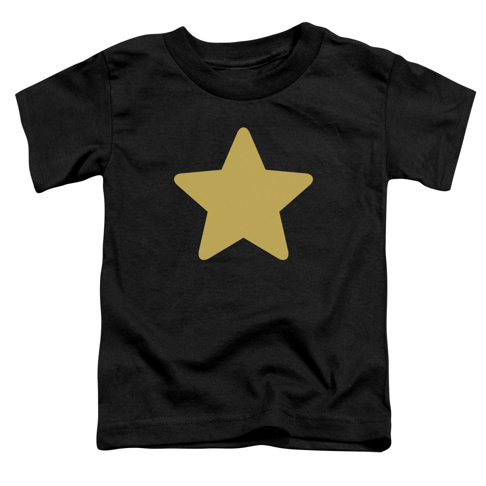 CN547-TT-2 Steven Universe & Greg Star Toddler Short Sleeve T-Shirt, Black - Medium - 3 Toddler