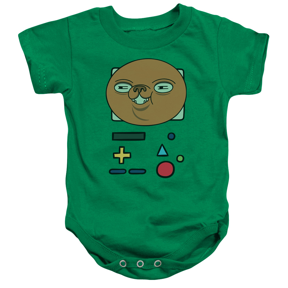 Adventure Time & BMO Mask Infant Snapsuit, Kelly Green - Large - 18 Months