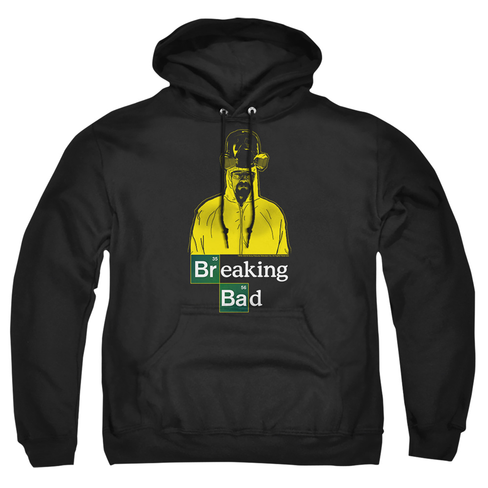 Breaking Bad & Hazmat-Adult Pull-Over Hoodie, Black - Medium