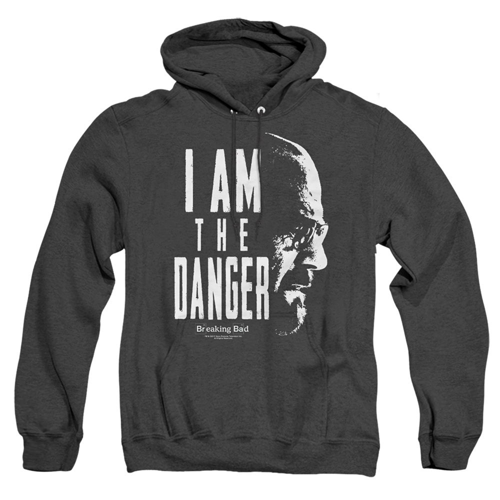 Breaking Bad & The Danger-Adult Heather Hoodie, Black - Medium