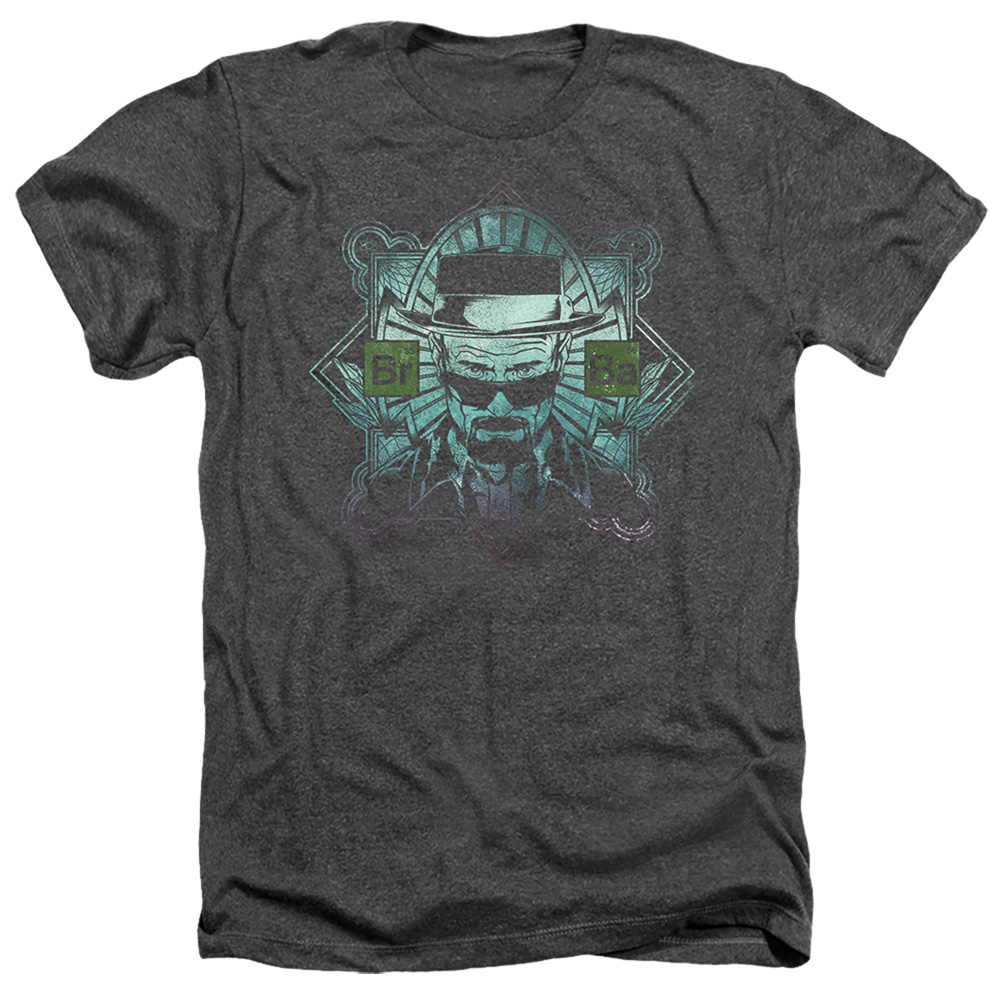 Breaking Bad & The Man-Adult Heather T-Shirt, Black - Medium