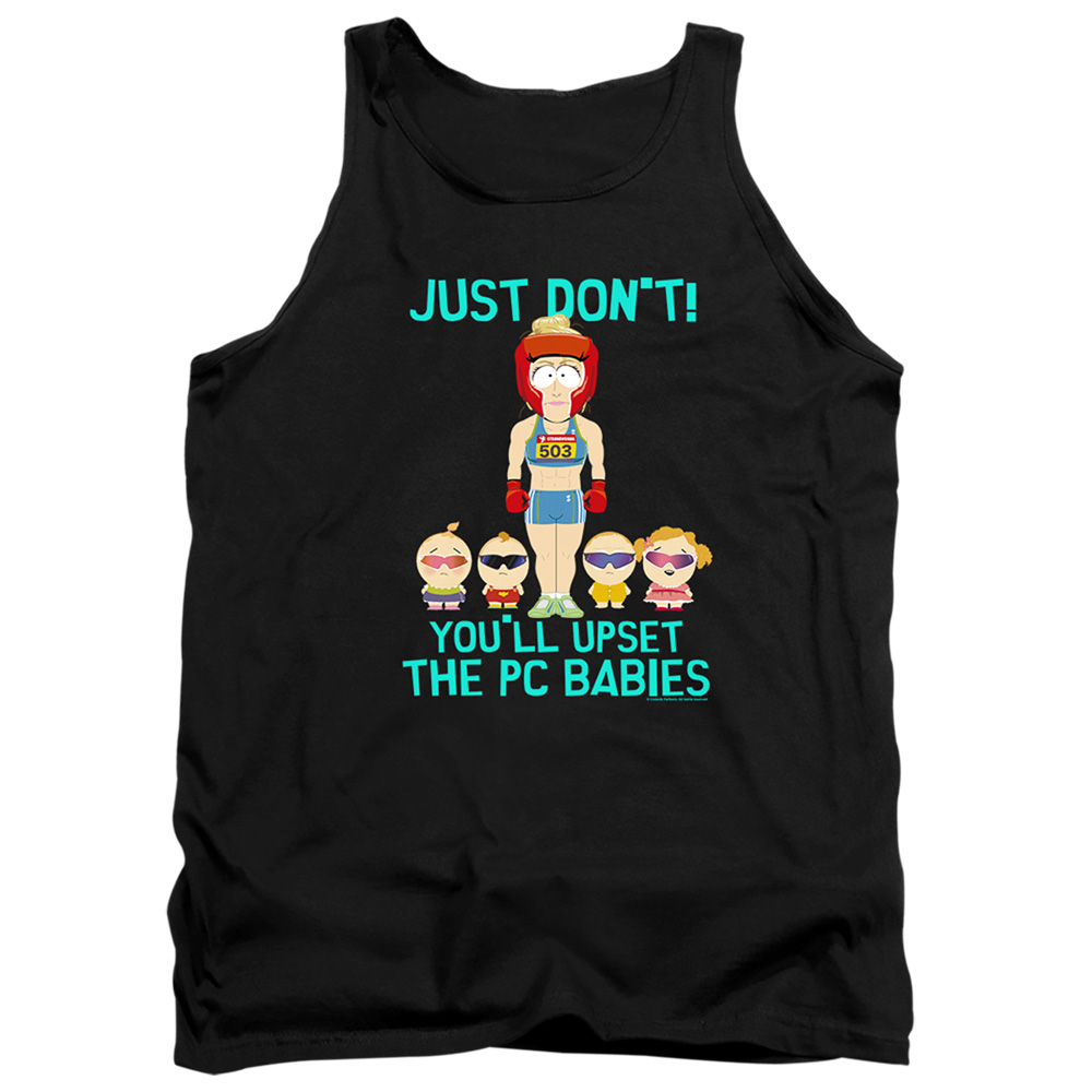 South Park & PC Babies-Adult Tank Top, Black - Small
