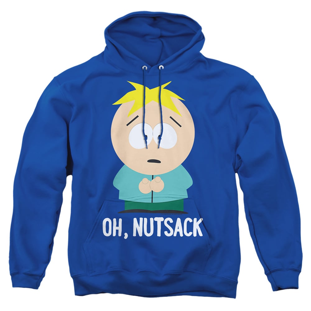 South Park & Oh Nutsack-Adult Pull-Over Hoodie, Royal Blue - Large