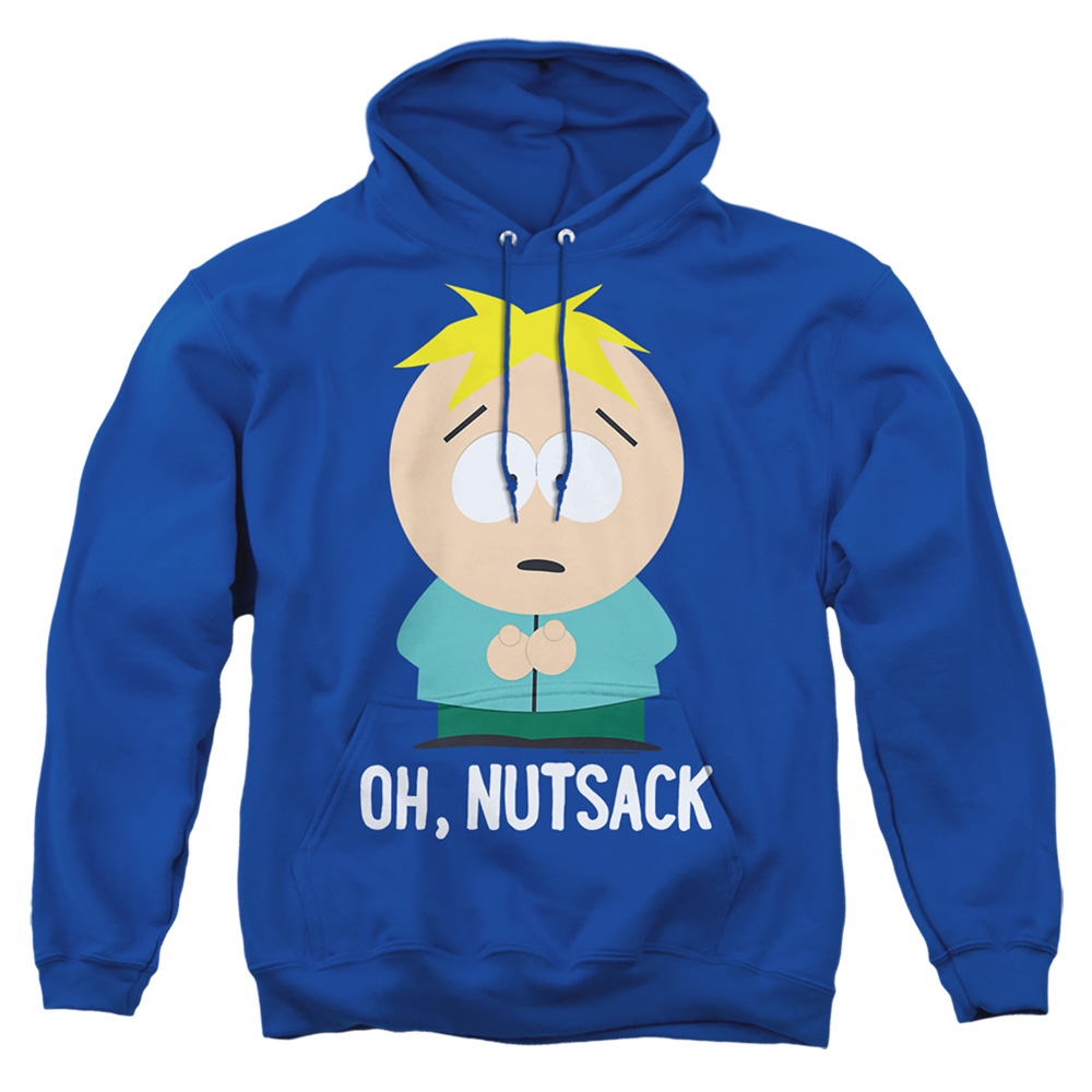 South Park & Oh Nutsack-Adult Pull-Over Hoodie, Royal Blue - 2X