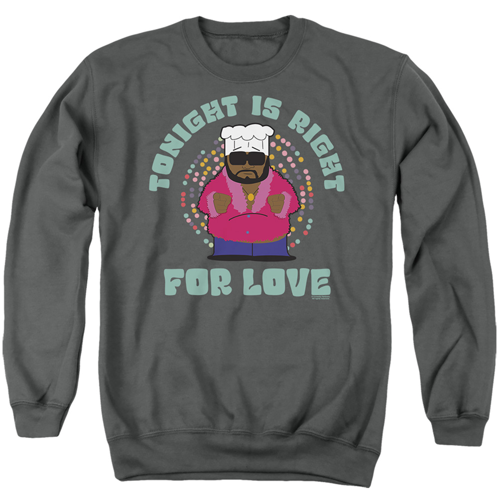 South Park & Tonight Is Right-Adult Crewneck Sweatshirt, Charcoal - Medium