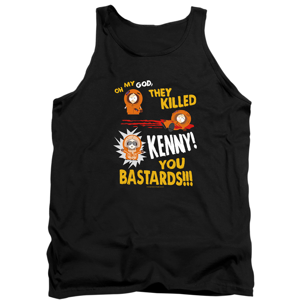 South Park & Dead Kenny-Adult Tank Top, Black - Medium
