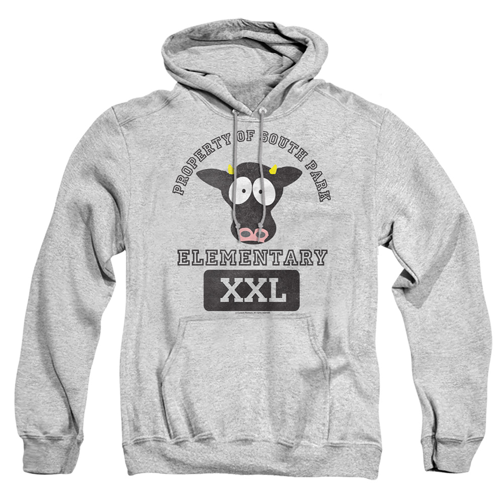 South Park & South Park Cows-Adult Pull-Over Hoodie, Athletic Heather - Medium