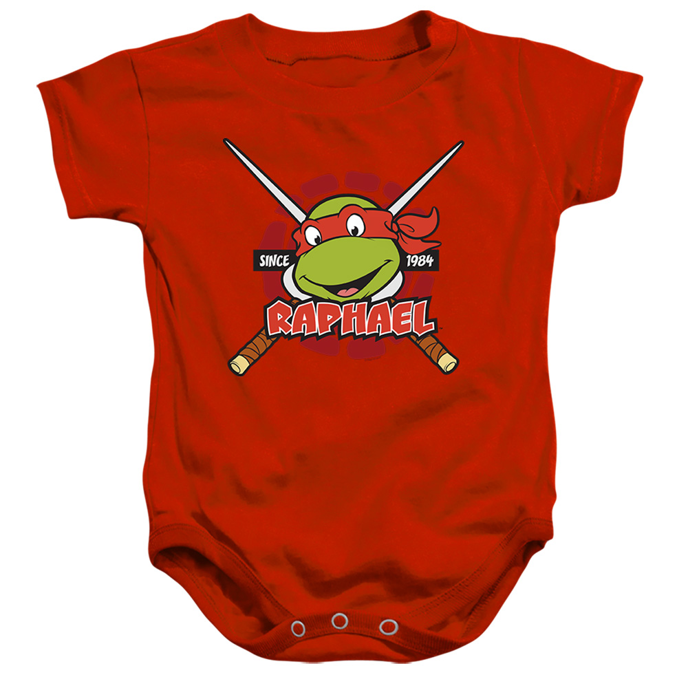 Teenage Mutant Ninja Turtles & Raphael Since 1984-Infant Snapsuit, Red - Medium - 12 Month
