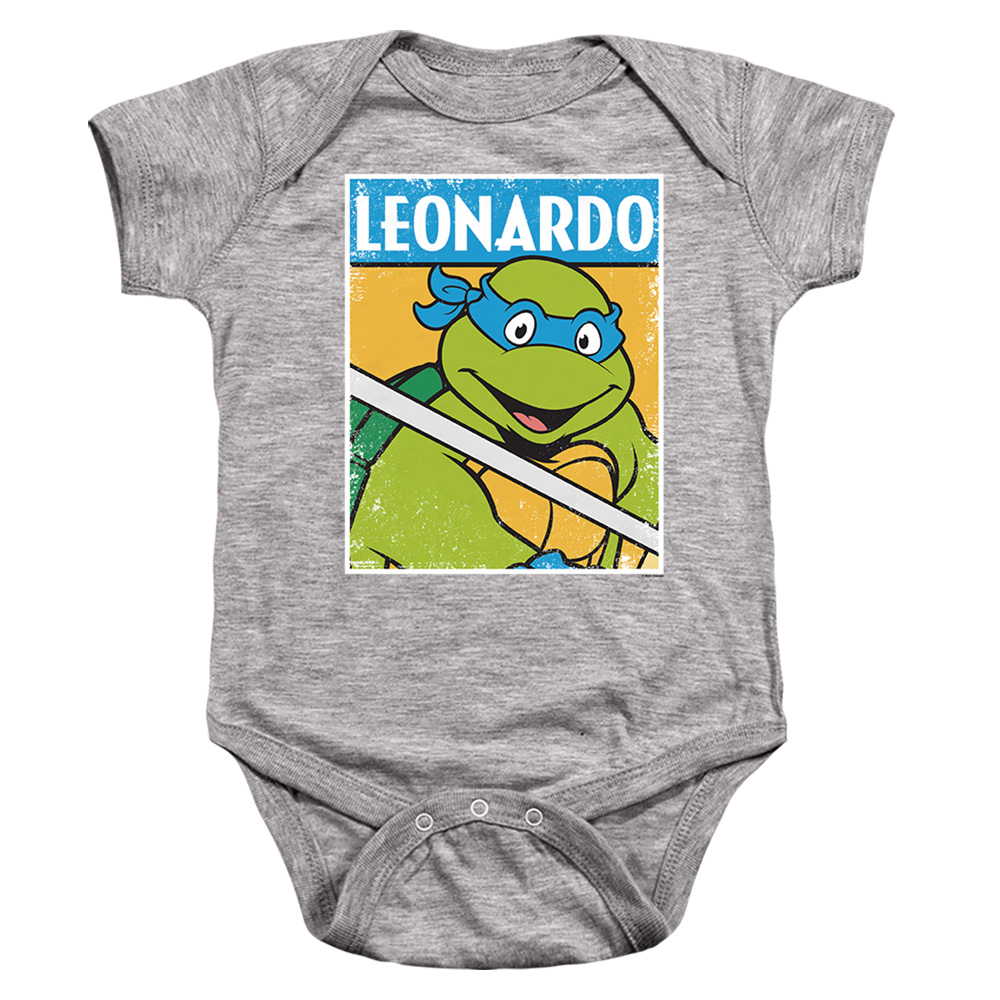 TMNT & TMNT Leo-Infant Snapsuit, Athletic Heather - Medium - 12 Month
