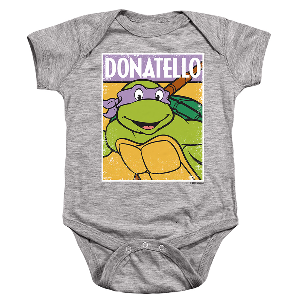 TMNT & TMNT Donnie-Infant Snapsuit, Athletic Heather - Medium - 12 Month