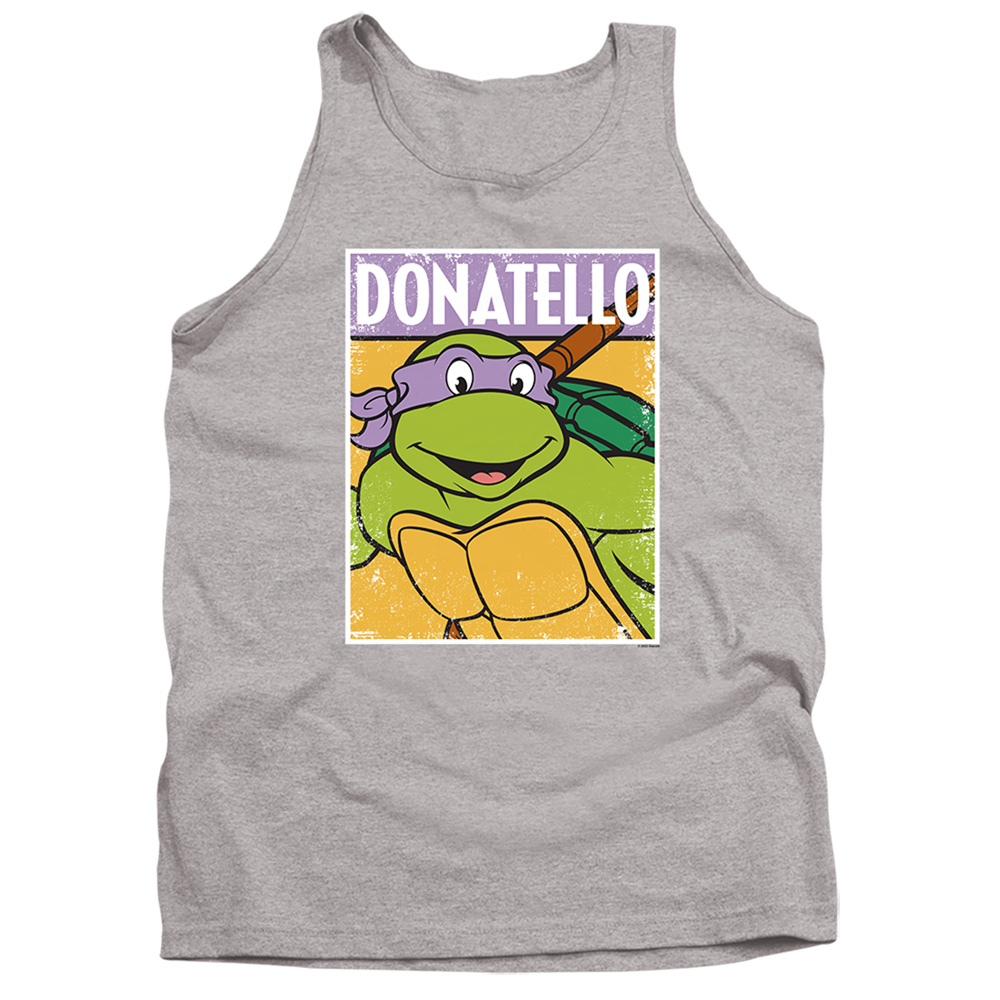 TMNT & TMNT Donnie-Adult Tank Top, Athletic Heather - Medium