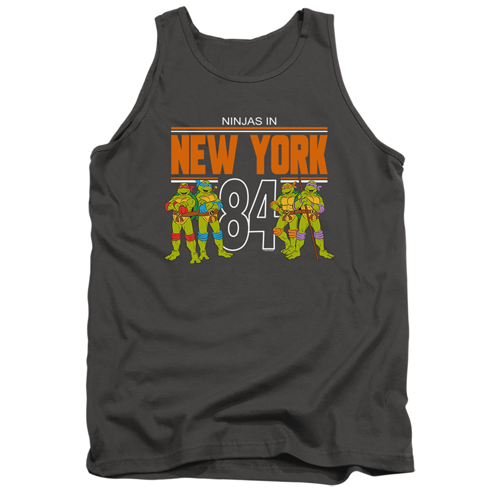 TMNT & TMNT NYC-Adult Tank Top, Charcoal - Medium