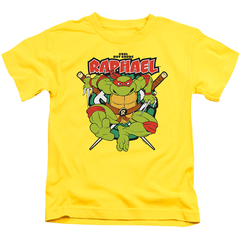 Trevco Teenage Mutant Ninja Turtles Cool But Crude Raphael T-Shirt 100% Cotton / S / Yellow