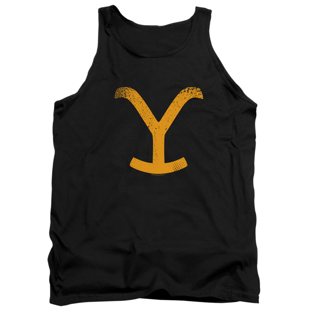 Yellowstone  Large BrandAdult Tank Top44 Black  Small