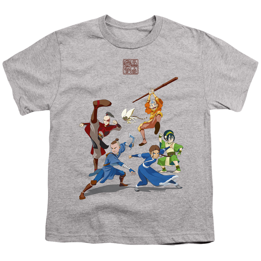 Avatar & Group Short Sleeve Youth 18-1 T-Shirt, Athletic Heather - Small