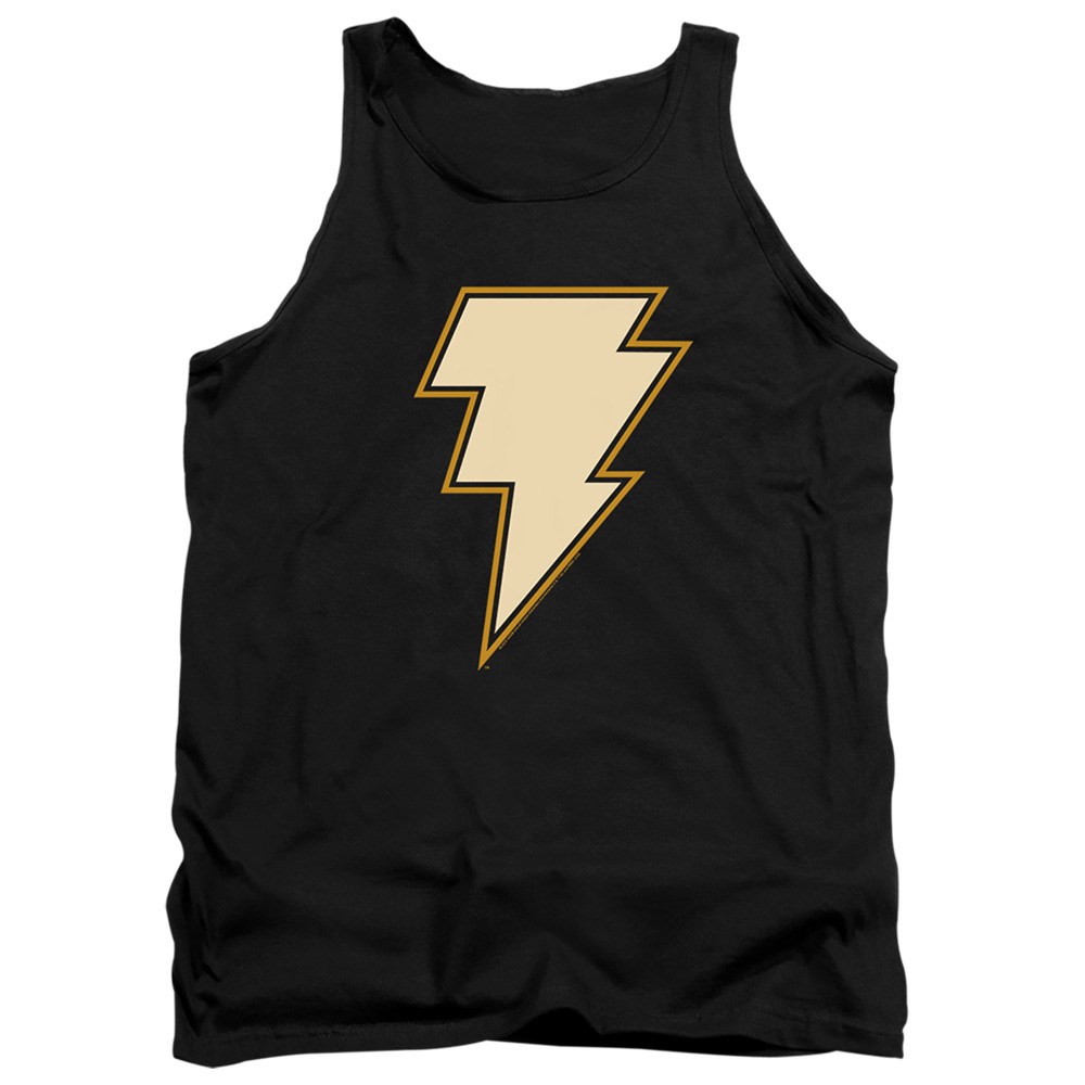 Black Adam Chest Emblem-Adult Tank Top, Black - Small