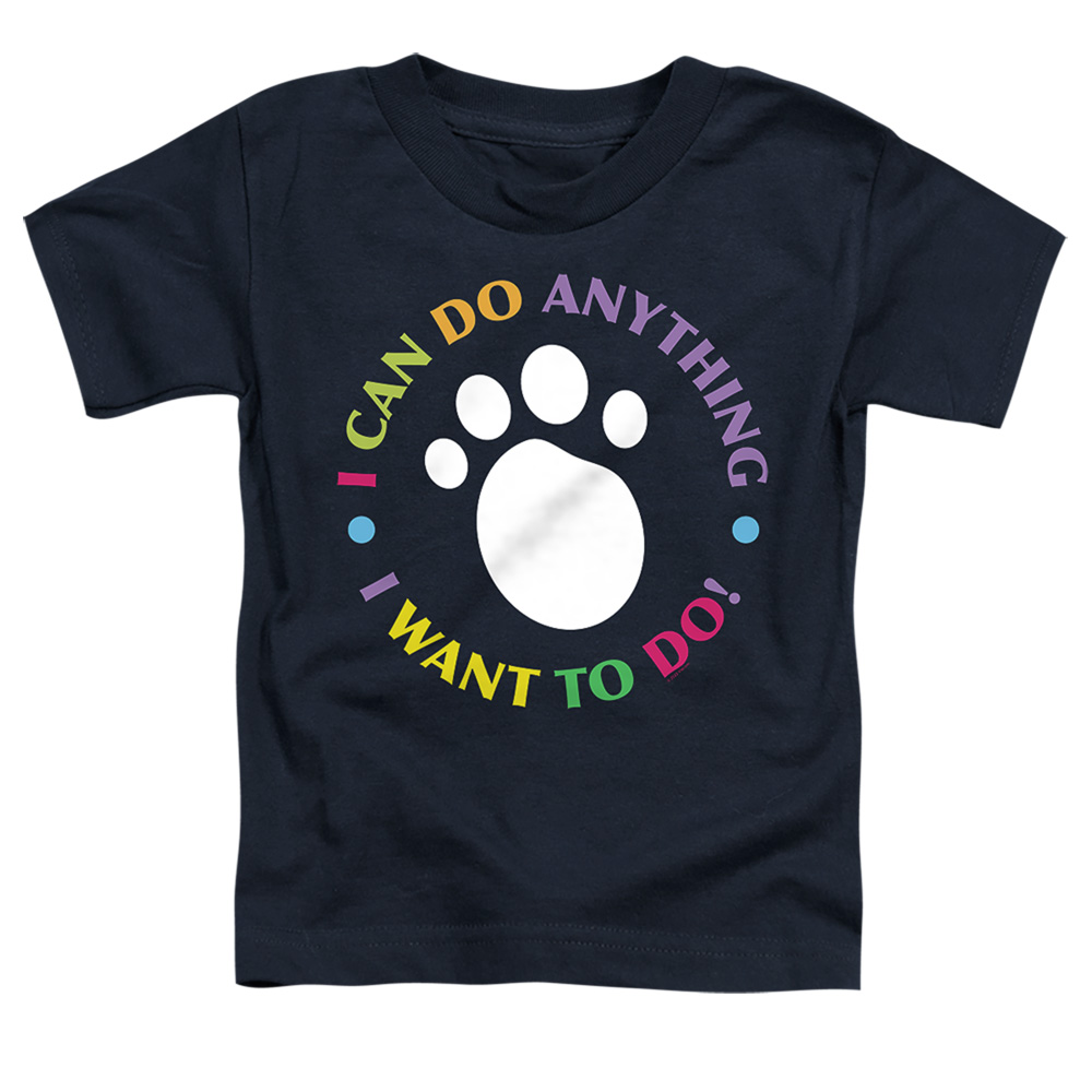 Blues Clues Classic & I Can Do Anything Short Sleeve Toddler T-Shirt, Navy - Small 2T