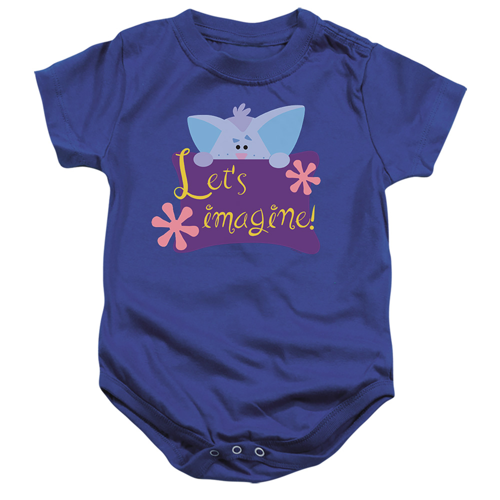 NICK388-SS-2 Blues Clues Classic & Lets Imagine-Infant Snapsuit, Royal Blue - Medium - 12 Month