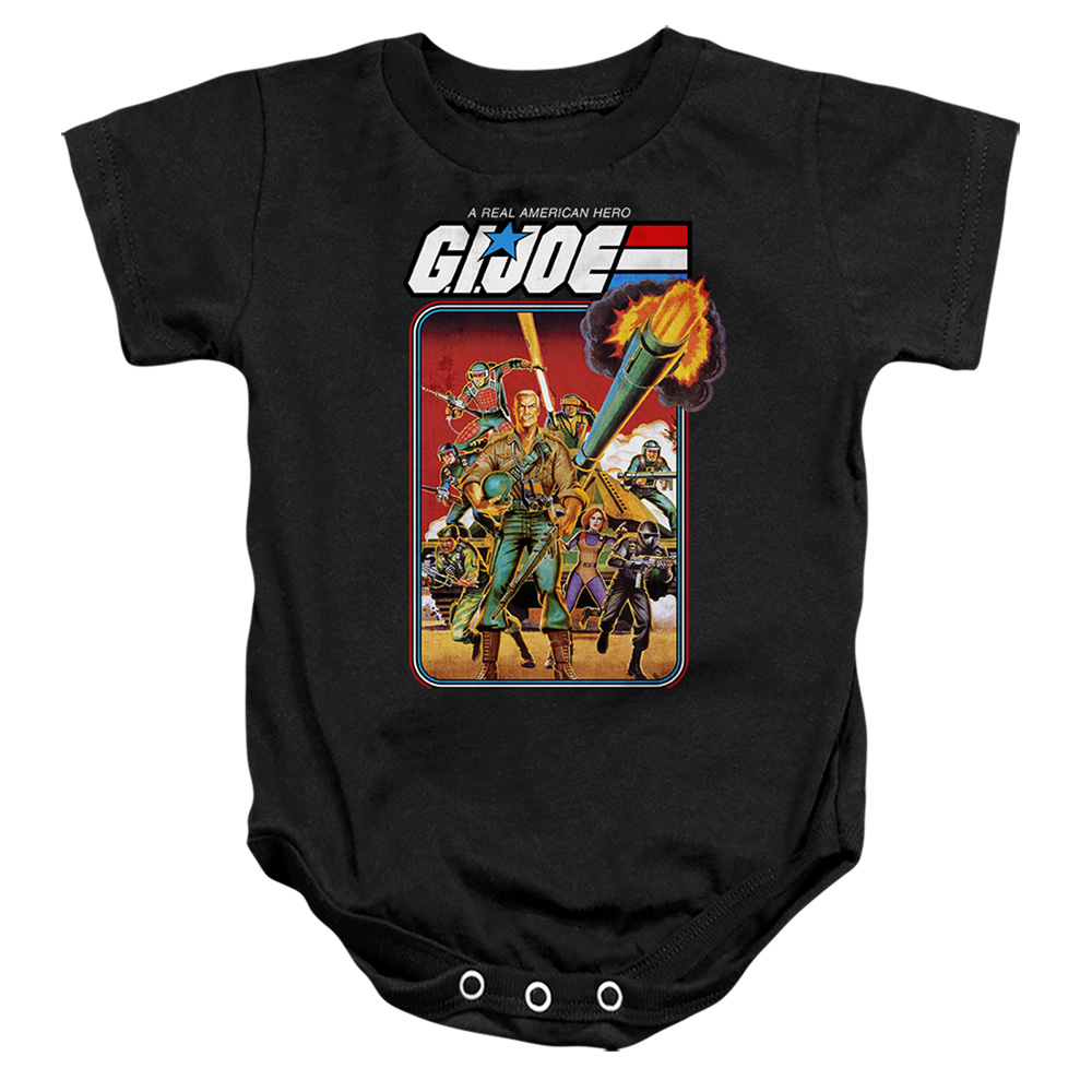 G.I. Joe & Hero Group-Infant Snapsuit, Black - Small - 6 Month