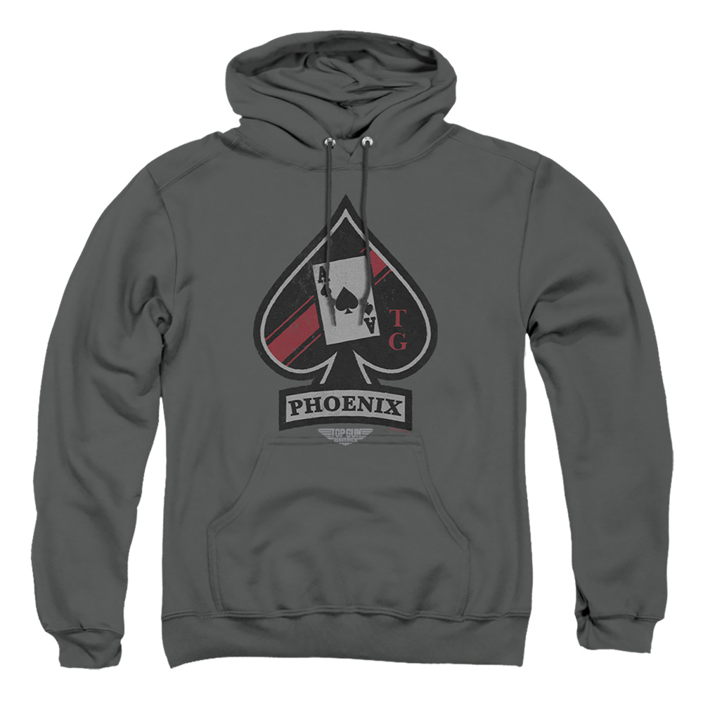 Top Gun-Maverick & Phoenix Call Sign-Adult Pull-Over Hoodie, Charcoal - Medium