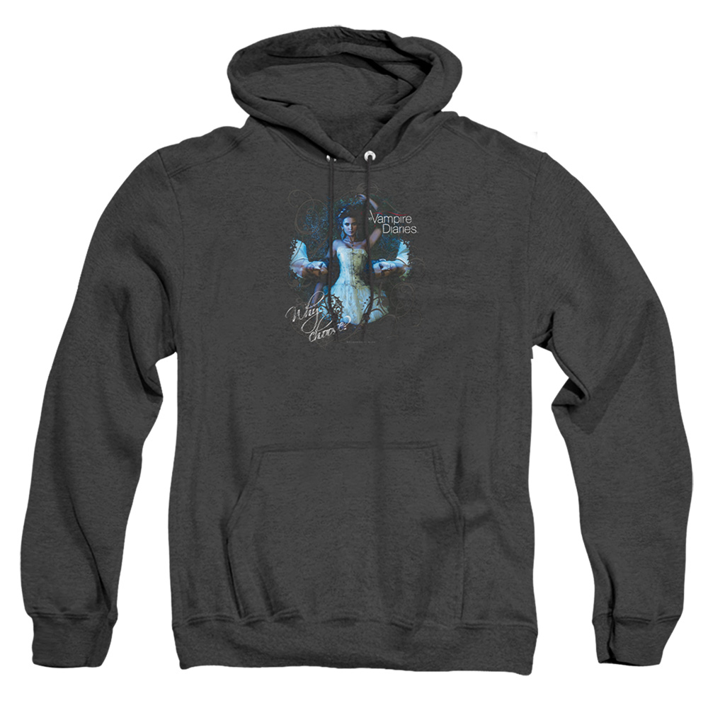 Vampire Diaries & Why Choose-Adult Heather Hoodie, Black - Small