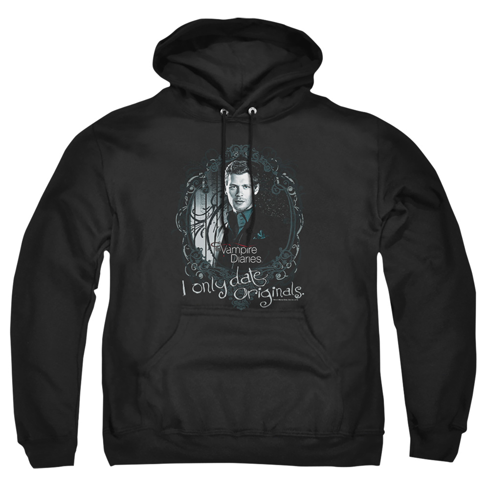 Vampire Diaries & Originals-Adult Pull-Over Hoodie, Black - Medium