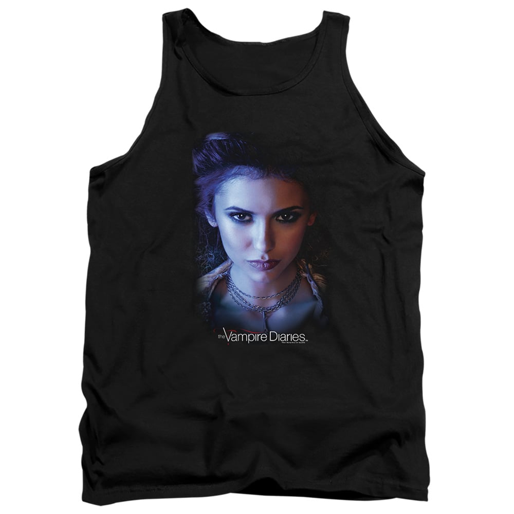 Vampire Diaries & Elena-Adult Tank Top, Black - 2X