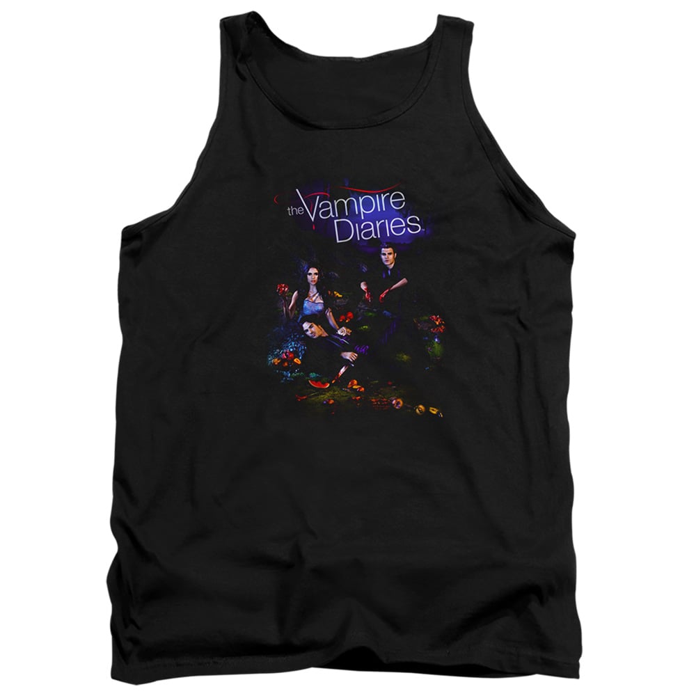 Vampire Diaries & Tempted-Adult Tank Top, Black - Large