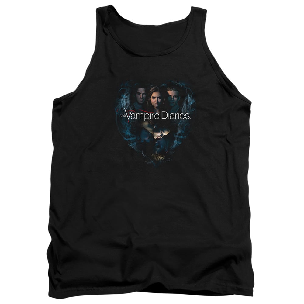 Vampire Diaries & Hearts Desire-Adult Tank Top, Black - Medium