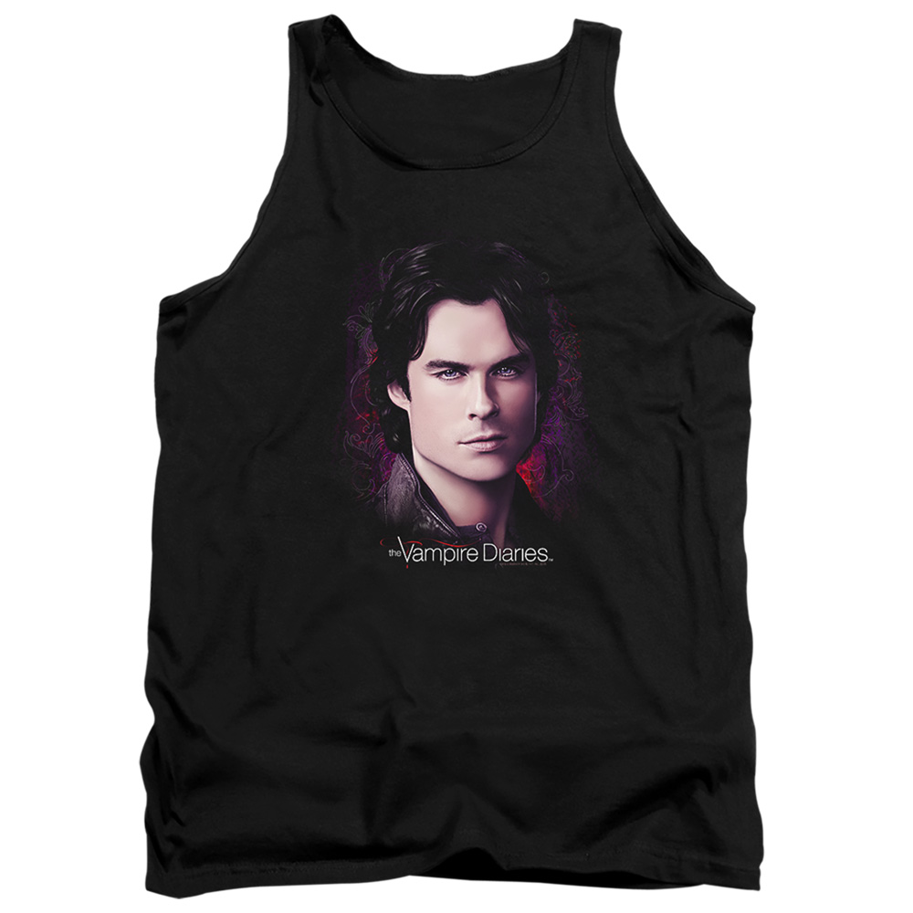Vampire Diaries & Compelling-Adult Tank Top, Black - 2X