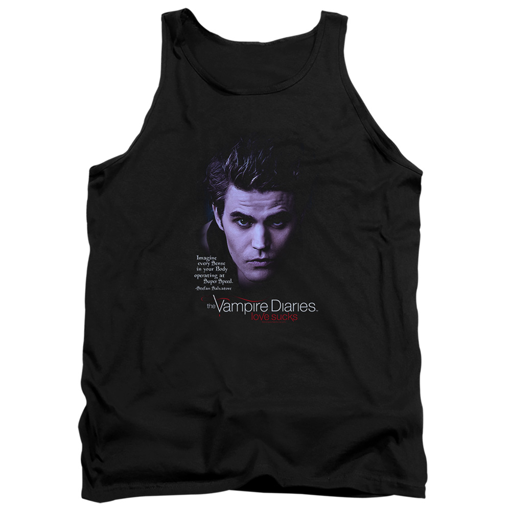 WBT525-TK-2 Vampire Diaries & Sense Your Body-Adult Tank Top, Black - Medium