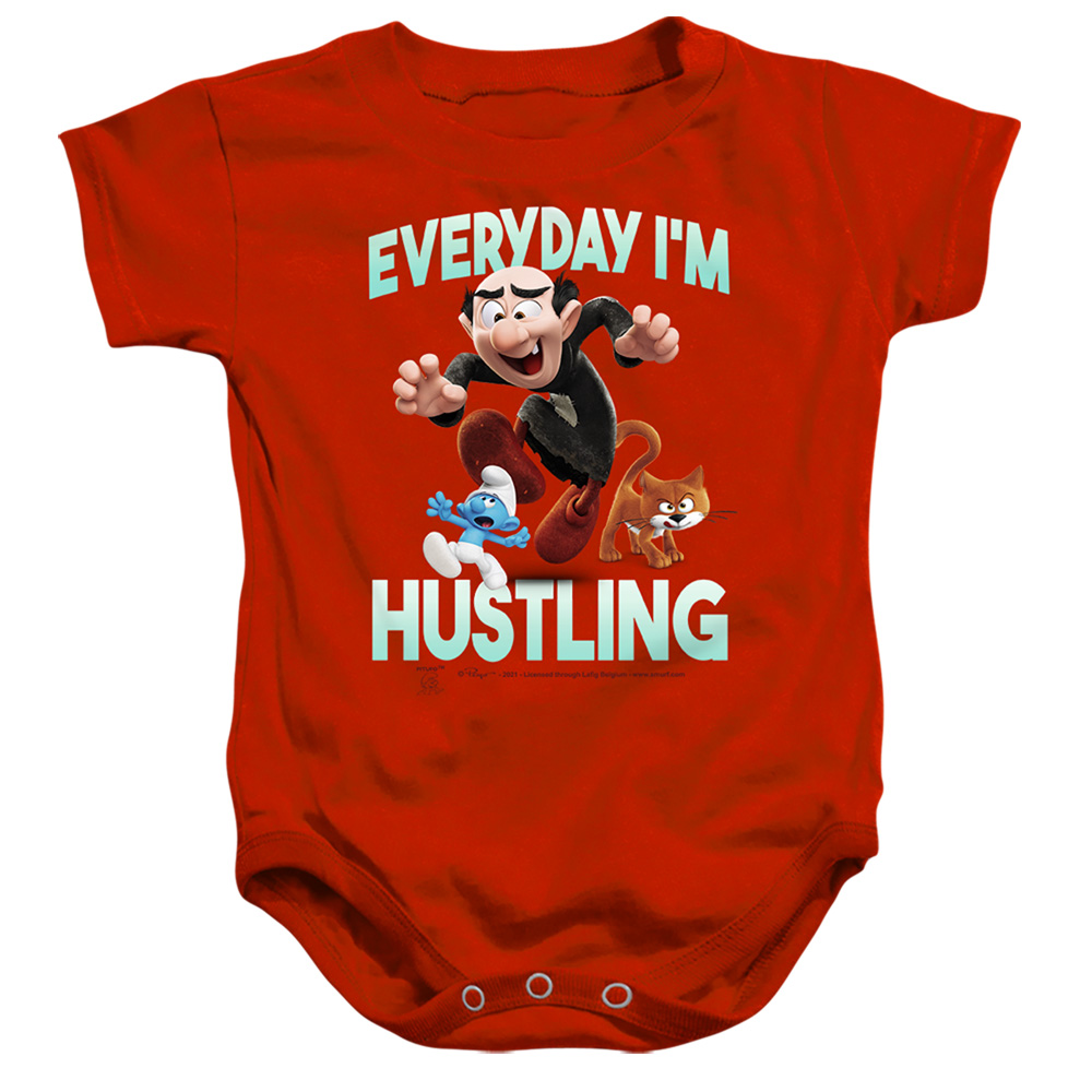 Smurfs & Gargamel-Infant Snapsuit, Red - Small - 6 Month