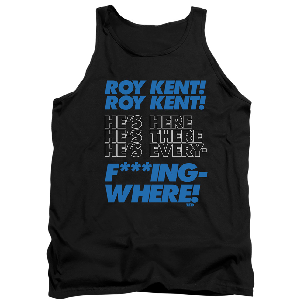 Ted Lasso & Roy Kent Chant-Adult Tank Top, Black - Medium