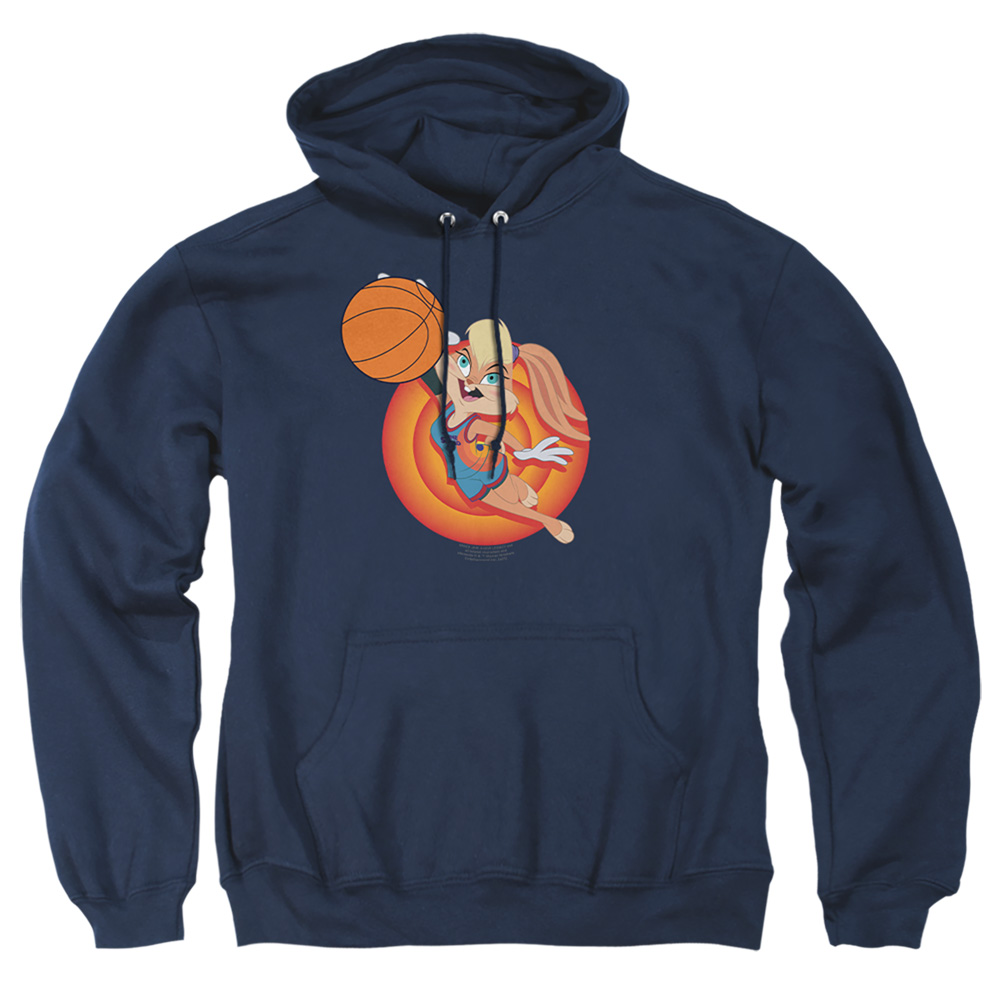 Space Jam 2 & Lola Slam-Adult Pull-Over Hoodie, Navy - 3X