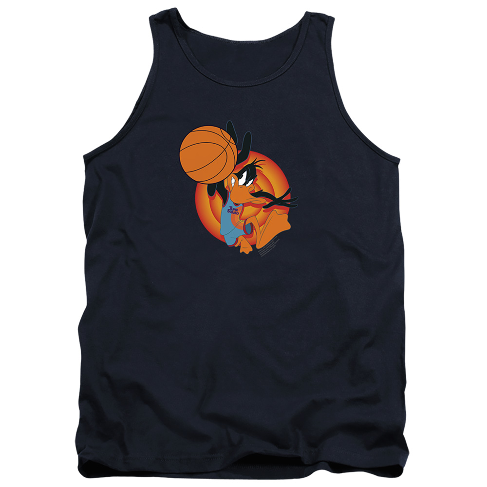 Space Jam 2 & Daffy Slam-Adult Tank Top, Navy - Medium