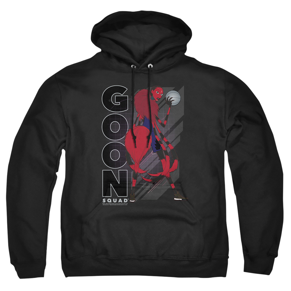 Space Jam 2 & Arachnneka-Adult Pull-Over Hoodie, Black - Large
