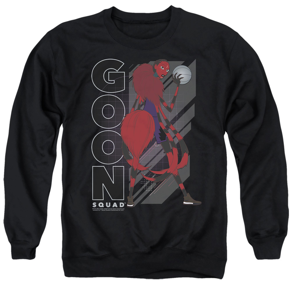 Space Jam 2 & Arachnneka-Adult Crewneck Sweatshirt, Black - Medium