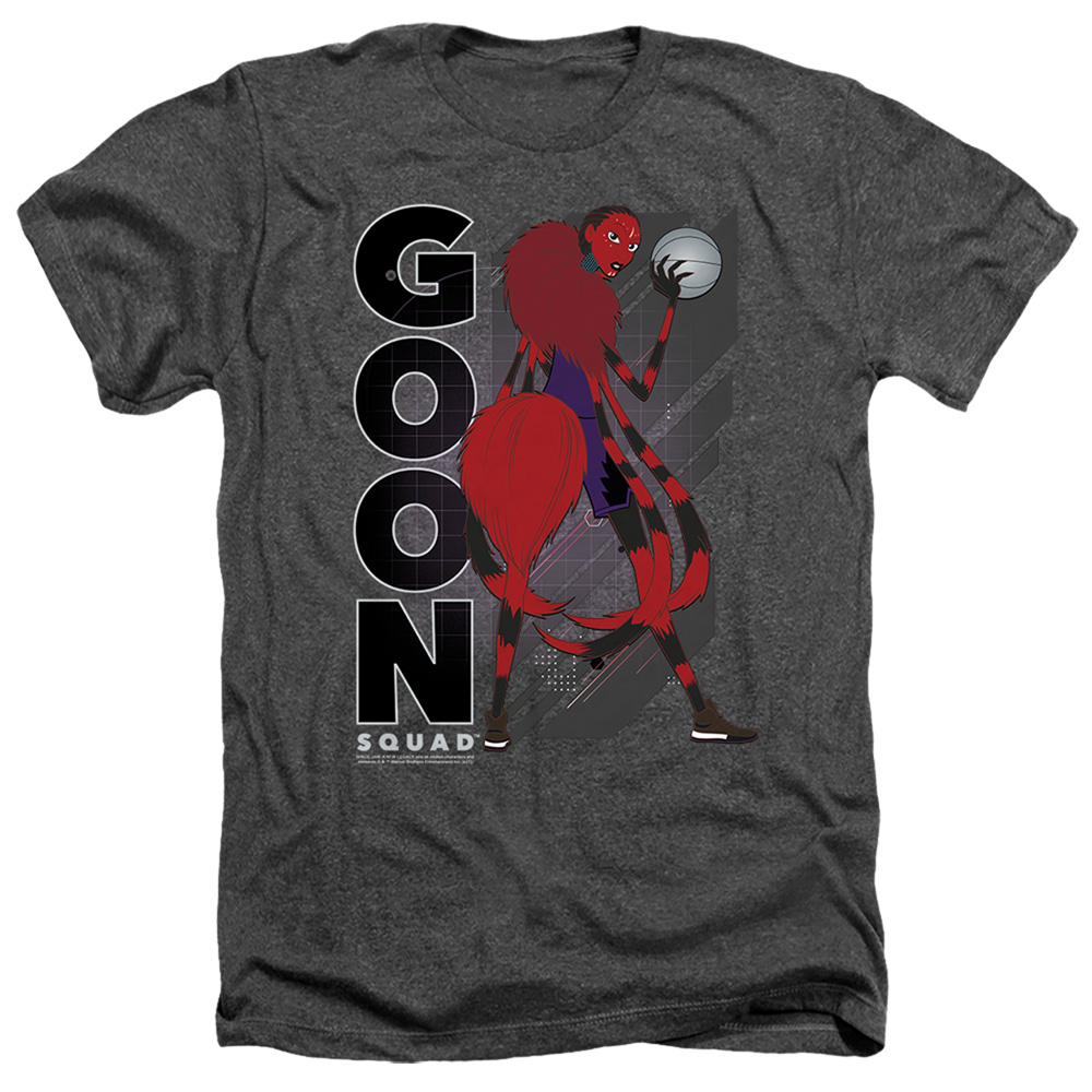 Space Jam 2 & Arachnneka-Adult Heather T-Shirt, Black - Medium