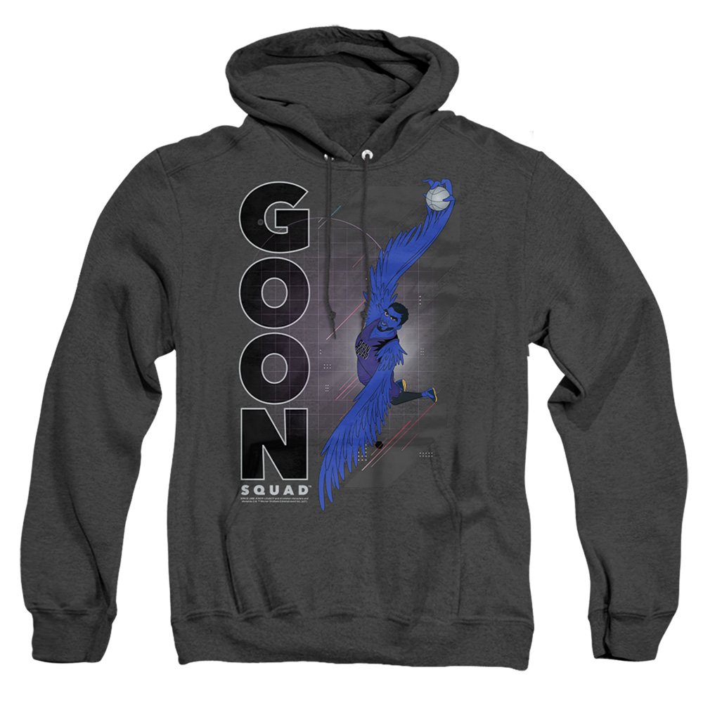 Space Jam 2 & The Brow-Adult Heather Hoodie, Black - Medium