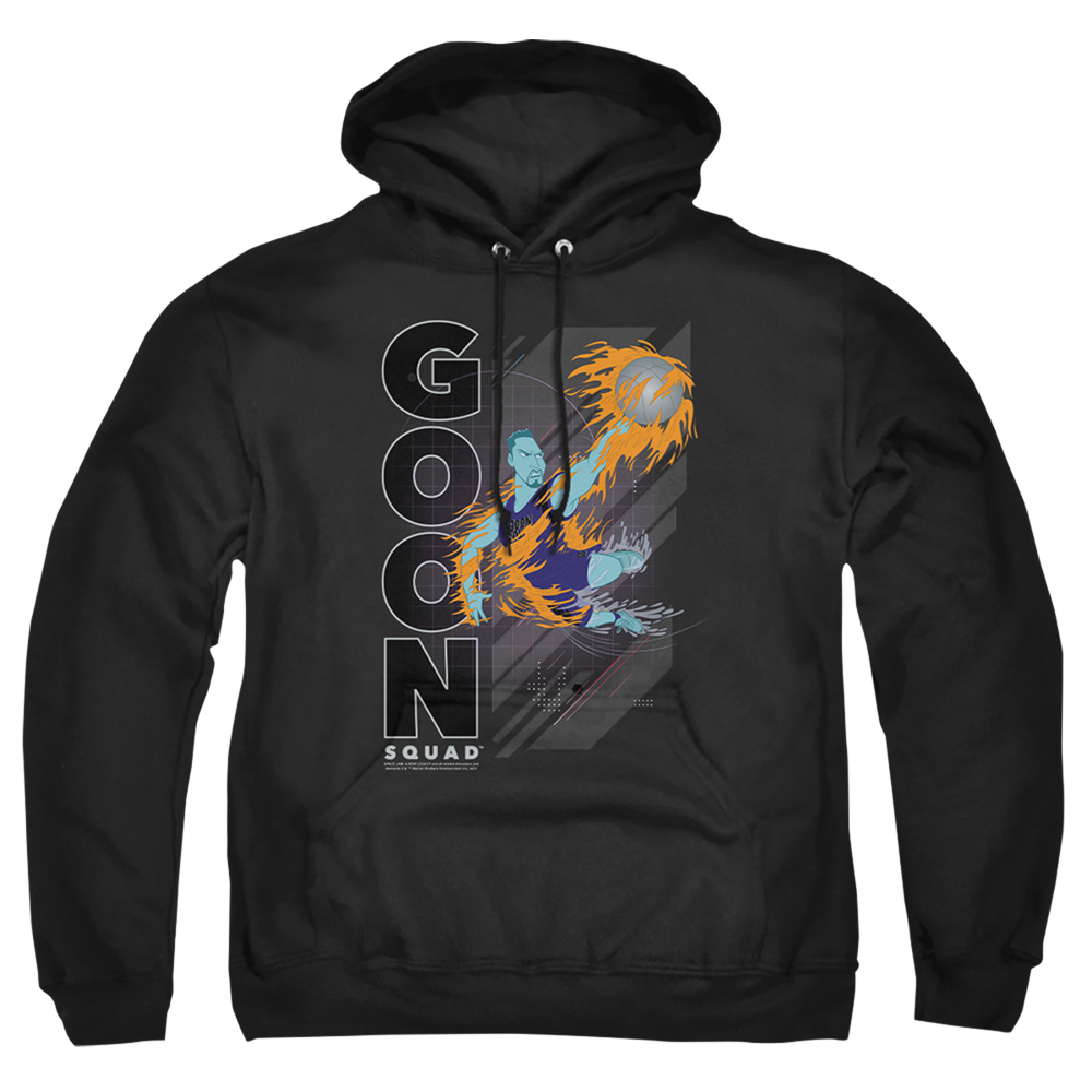 Space Jam 2 & Wet Fire-Adult Pull-Over Hoodie, Black - Small